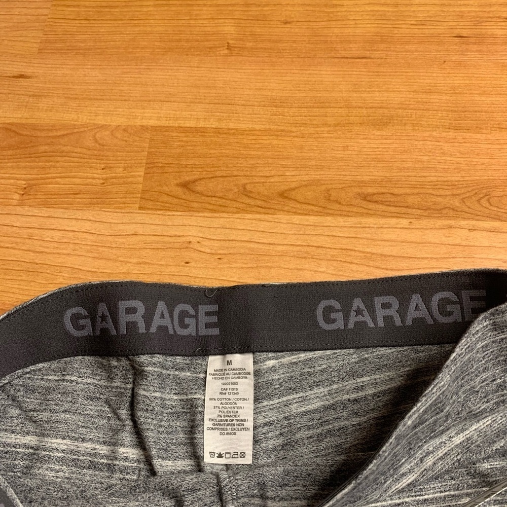 💜 Garage Grey Space Dye Mid-Rise Leggings - Size M - Picture 2 of 8